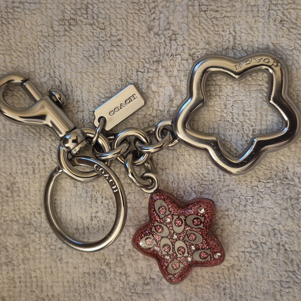 Coach Star Key Holder